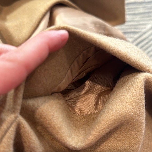 Banana Republic Wool Coat with Real Fur Collar XSP - Picture 14 of 16